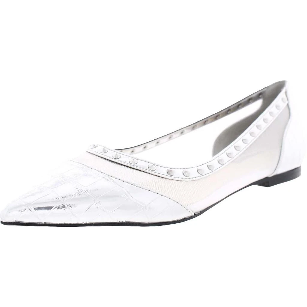 商品Nine West|Nine West Womens Bizzie Mesh Embossed Ballet Flats,价格¥281,第1张图片