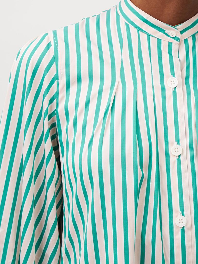 Yseult striped cotton-twill shirt dress商品第3张图片规格展示