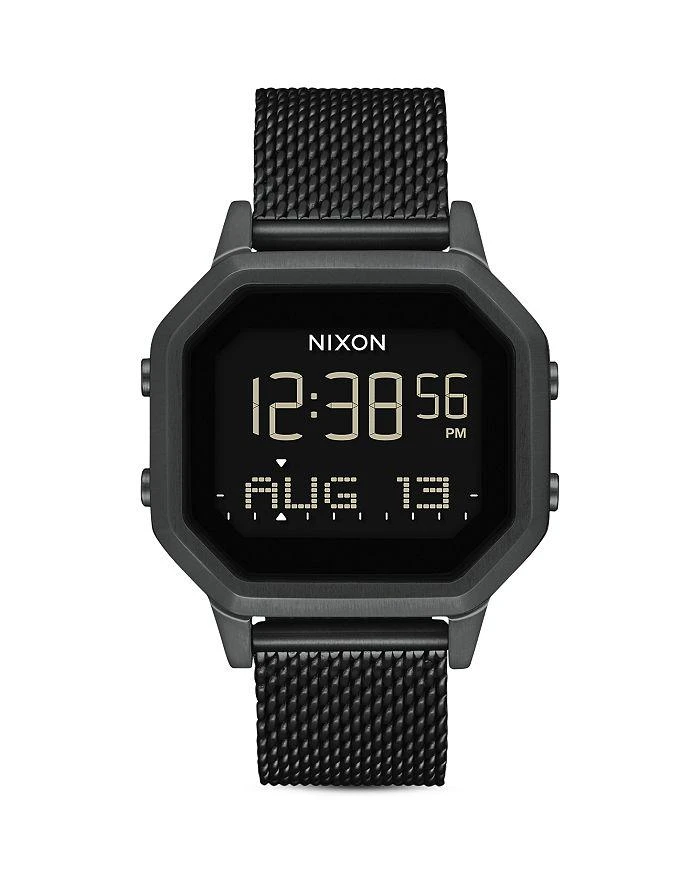 商品Nixon|Siren Milanese All-Black Mesh Bracelet Watch, 36mm,价格¥1129,第1张图片