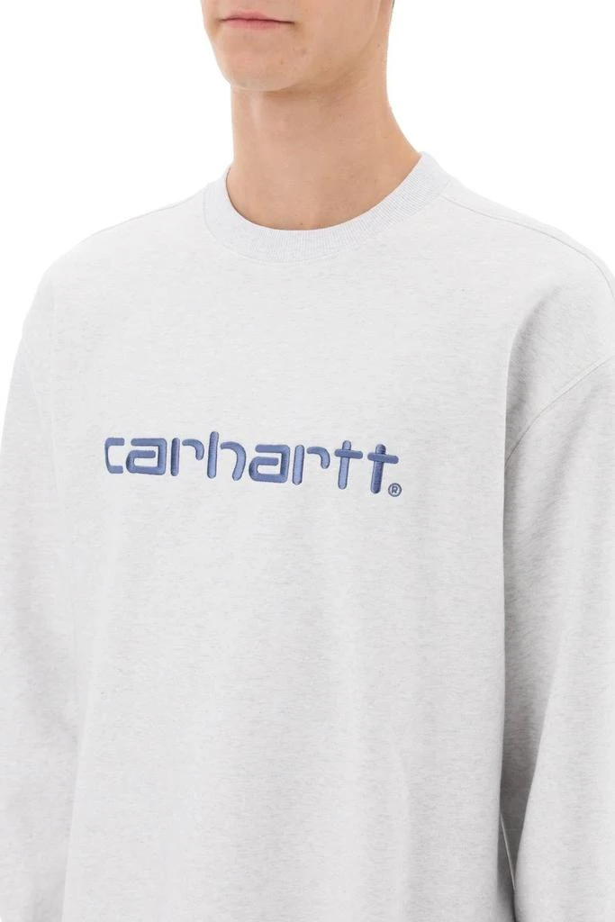 商品Carhartt WIP|Crew-neck sweatshirt with logo embroidery,价格¥458,第5张图片详细描述