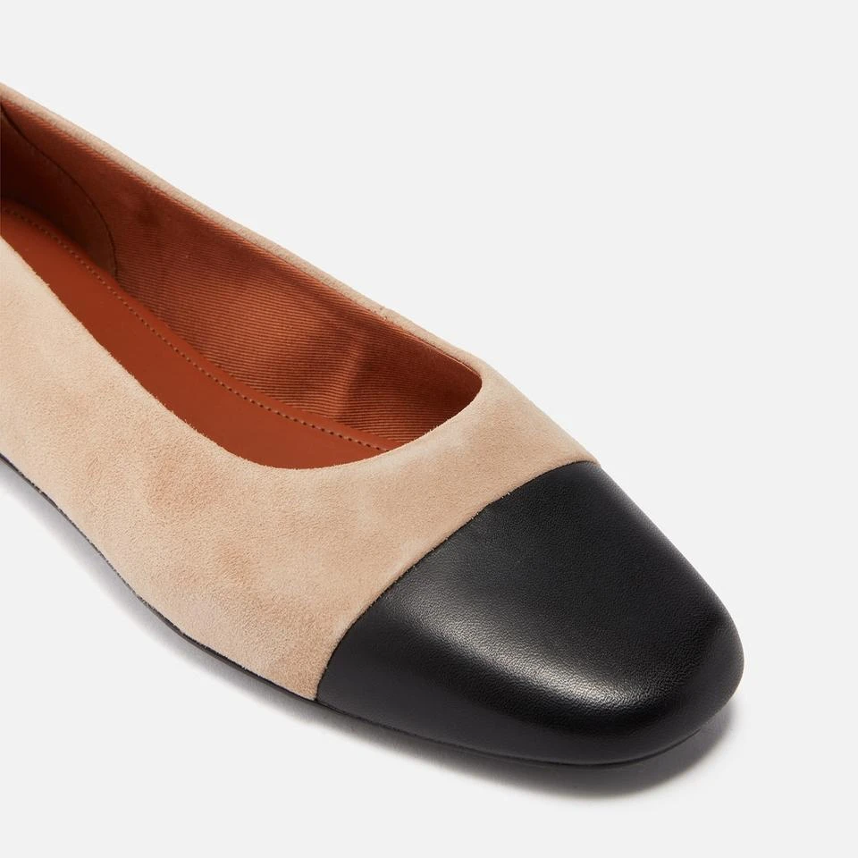 商品Vagabond|VAGABOND WOMEN'S JOLIN SUEDE AND LEATHER BALLET FLATS,价格¥892,第4张图片详细描述