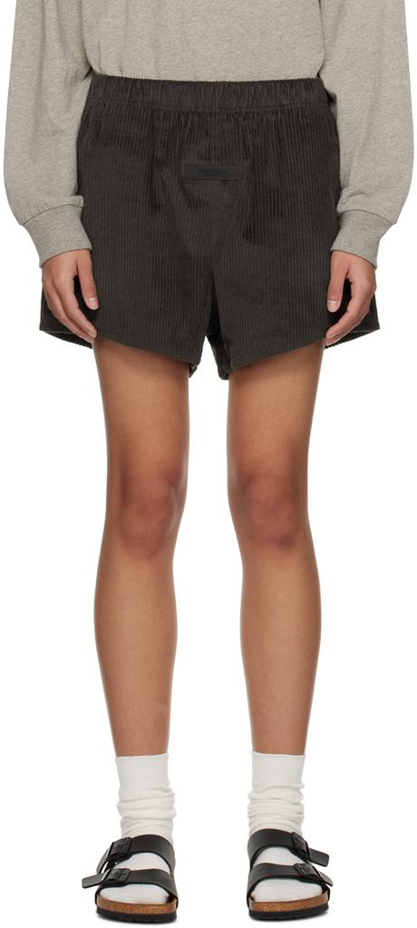 Gray Drawstring Shorts商品第1张图片规格展示