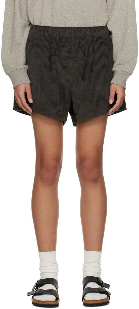 商品Essentials|Gray Drawstring Shorts,价格¥342,第1张图片