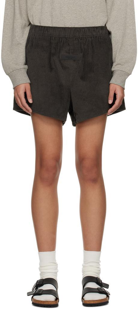 商品Essentials|Gray Drawstring Shorts,价格¥505,第1张图片