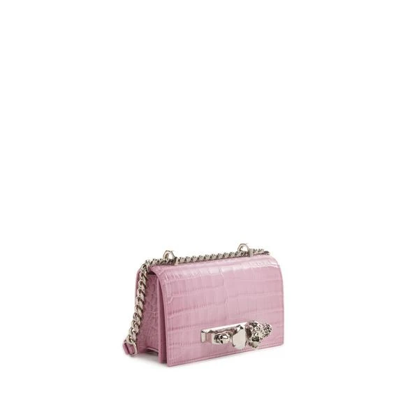 商品Alexander McQueen|Mini sac Jewelled Satchel en cuir,价格¥13791,第1张图片