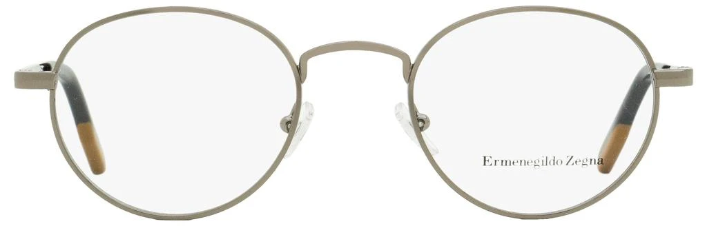 商品Zegna|Ermenegildo Zegna Men's Oval Eyeglasses EZ5132 014 Ruthenium 47mm,价格¥466,第1张图片