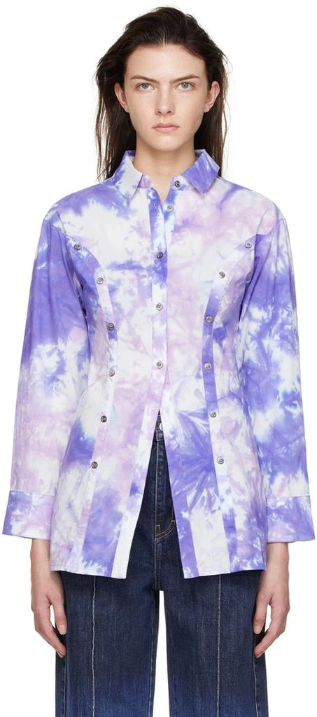 商品Rokh|Purple Cotton Shirt,价格¥1279,第1张图片
