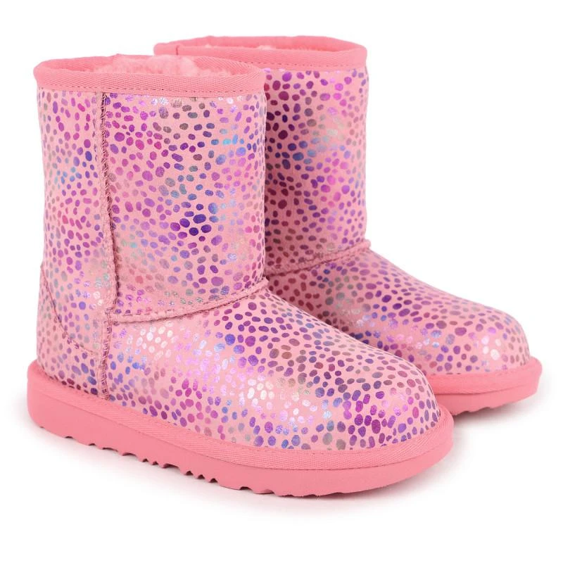 商品UGG|Shimmering animal spots logo boots in pink,价格¥1199,第1张图片