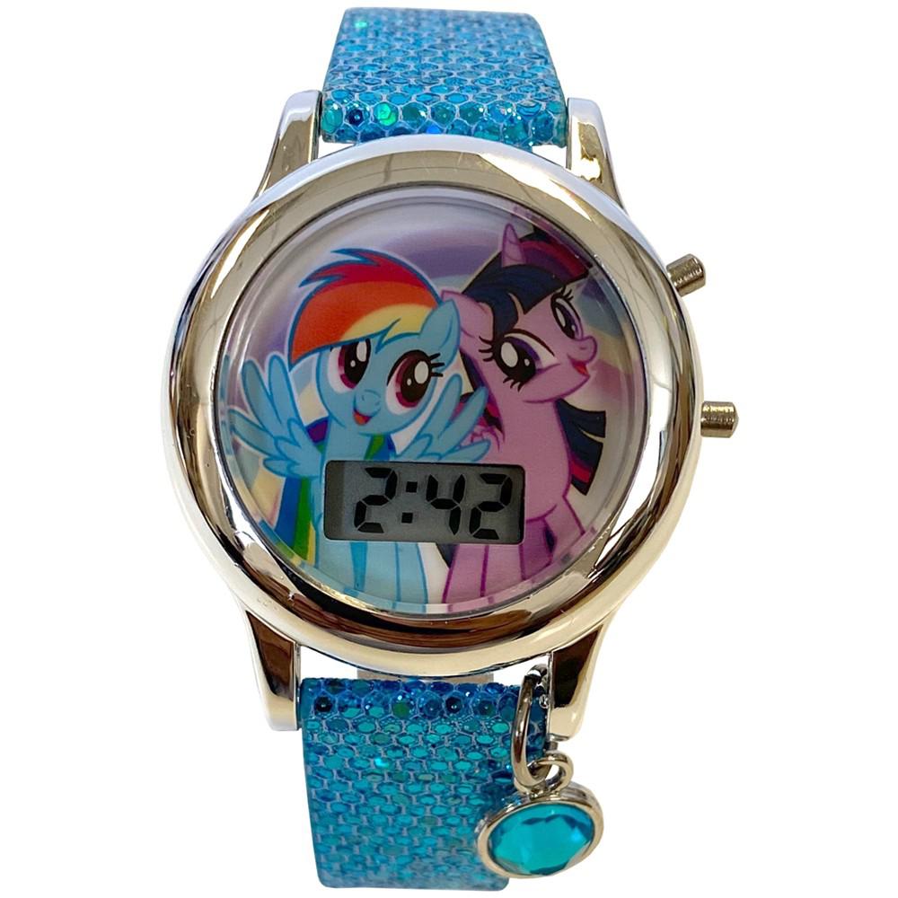 Kid's My Little Pony Digital Glitter Silicone Strap Watch 34mm商品第1张图片规格展示