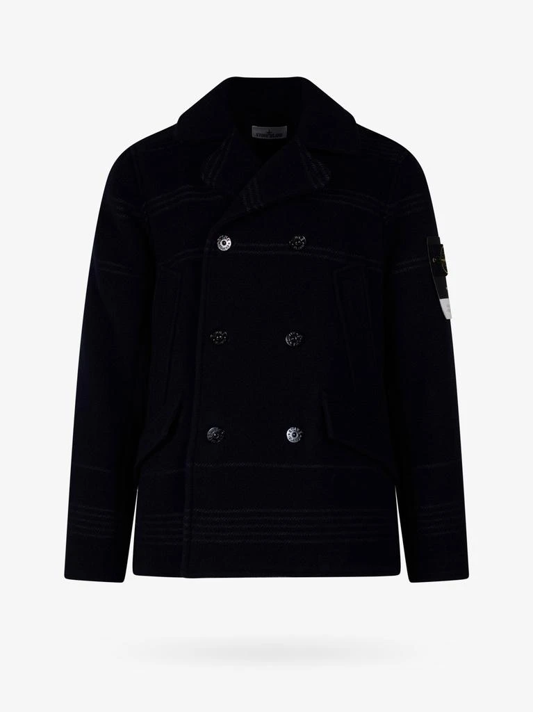 商品Stone Island|STONE ISLAND double-breasted Peak lapel COAT,价格¥12849,第1张图片