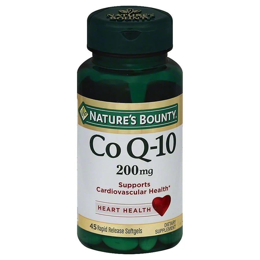 商品Nature's Bounty|Co Q-10 200 mg Dietary Supplement Softgels,价格¥372,第1张图片