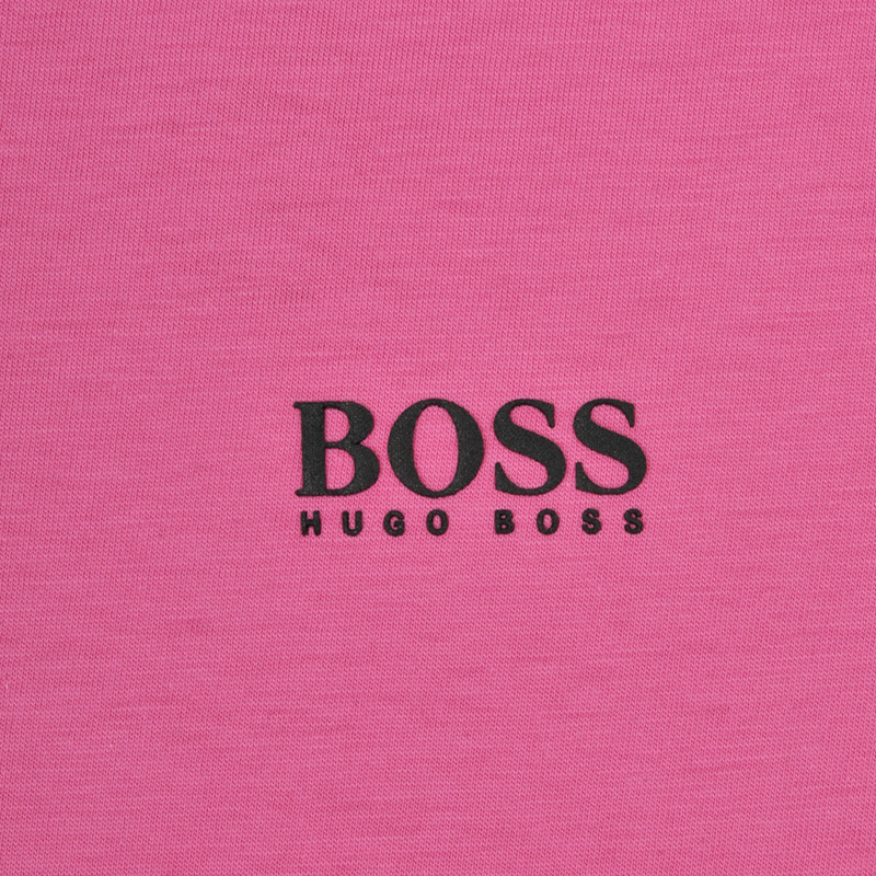 Hugo Boss 雨果博斯 男士休闲短袖粉紅色棉 TEEVN-6415-570商品第4张图片规格展示
