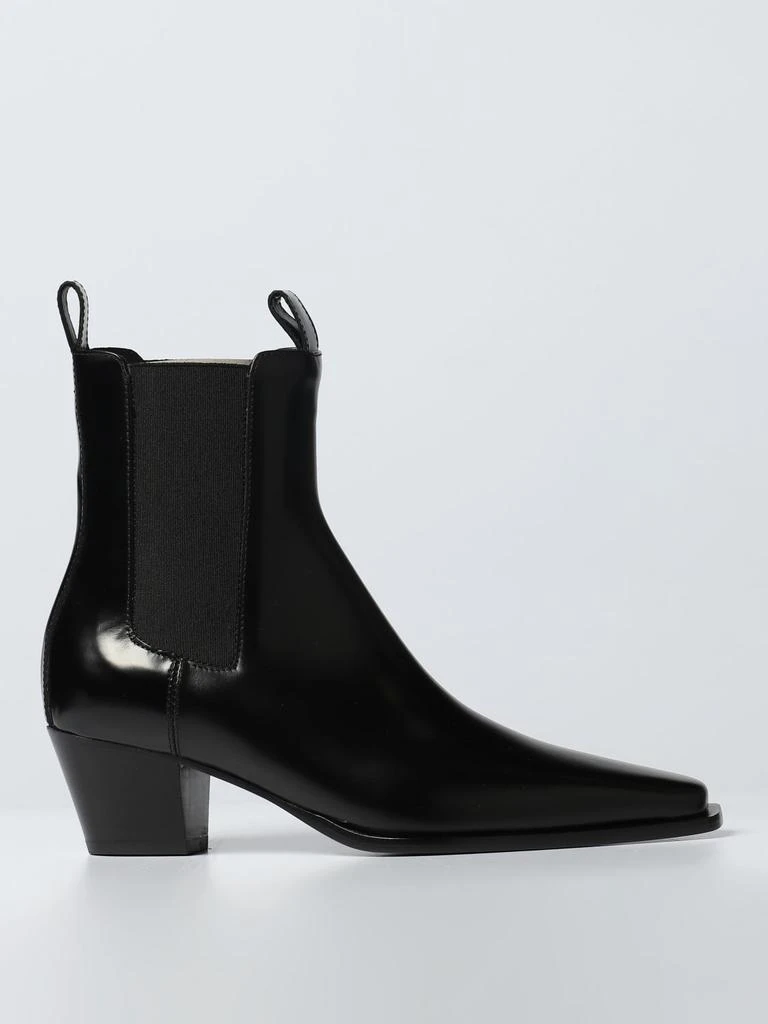 商品Totême|Toteme flat ankle boots for woman,价格¥4214,第1张图片