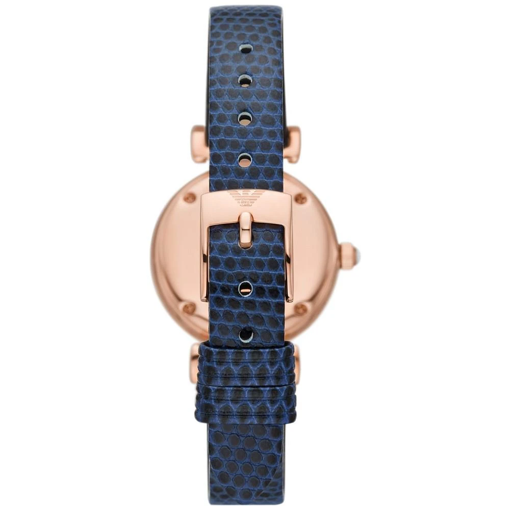 商品Emporio Armani|Women's Gianni T-Bar Rose Gold-Tone Stainless Steel Strap Watch 28mm,价格¥2208,第3张图片详细描述