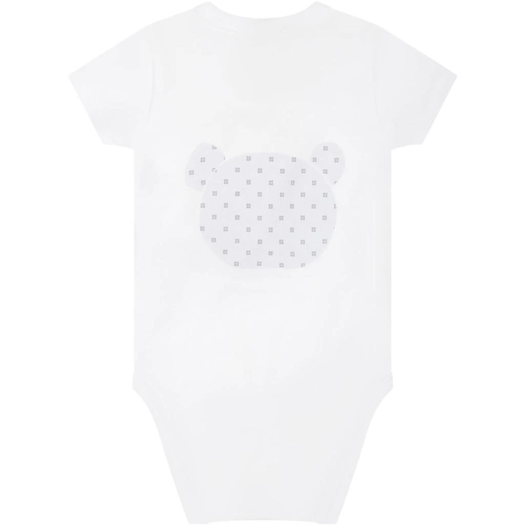 商品Givenchy|White Set For Babies With Logo,价格¥1504,第3张图片详细描述