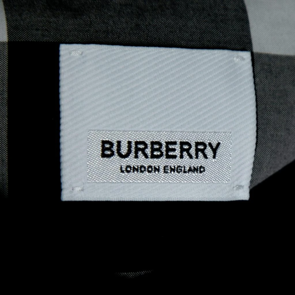 商品[二手商品] Burberry|Burberry Navy Blue Checked Cotton Short Sleeve Shirt XXL,价格¥1086,第4张图片详细描述