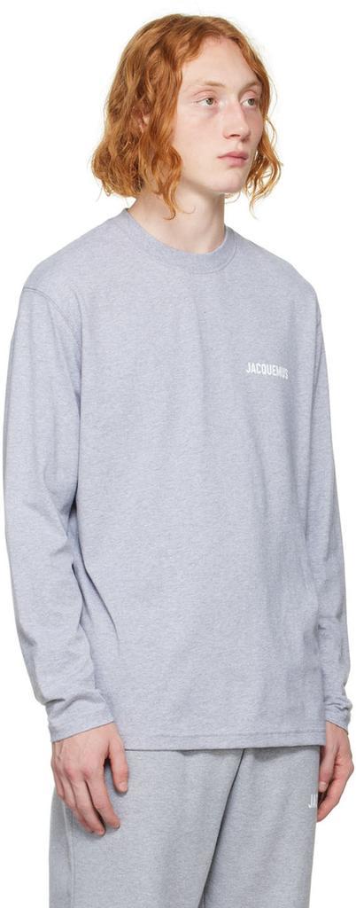 商品Jacquemus|Gray 'Le T-Shirt Manches Longues' Long Sleeve T-Shirt,价格¥705,第4张图片详细描述
