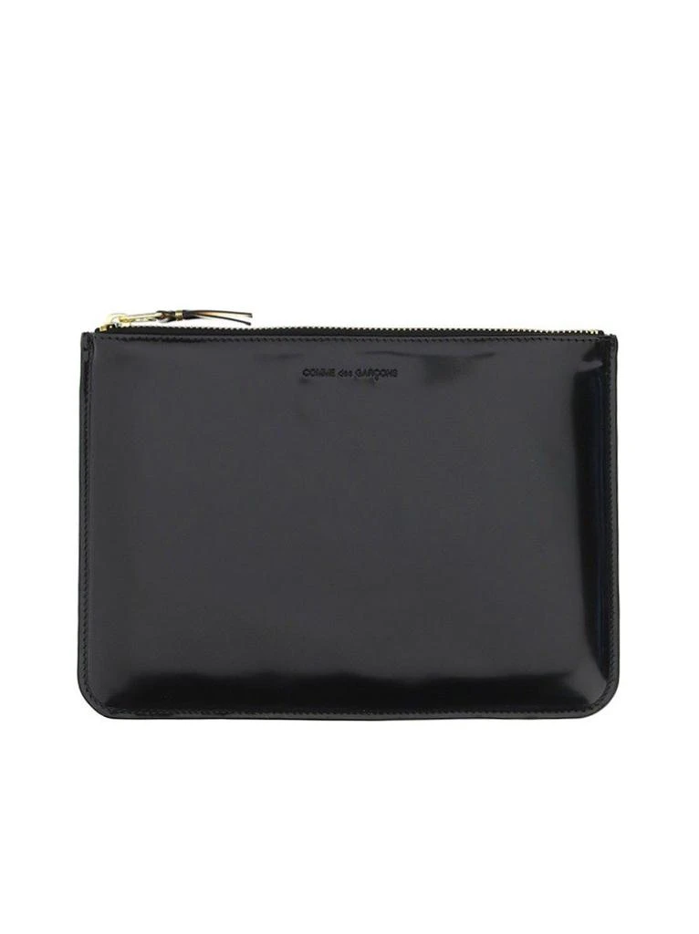 商品Comme des Garcons|Comme des Garçons Wallet Logo Embossed Zipped Pouch,价格¥824,第1张图片