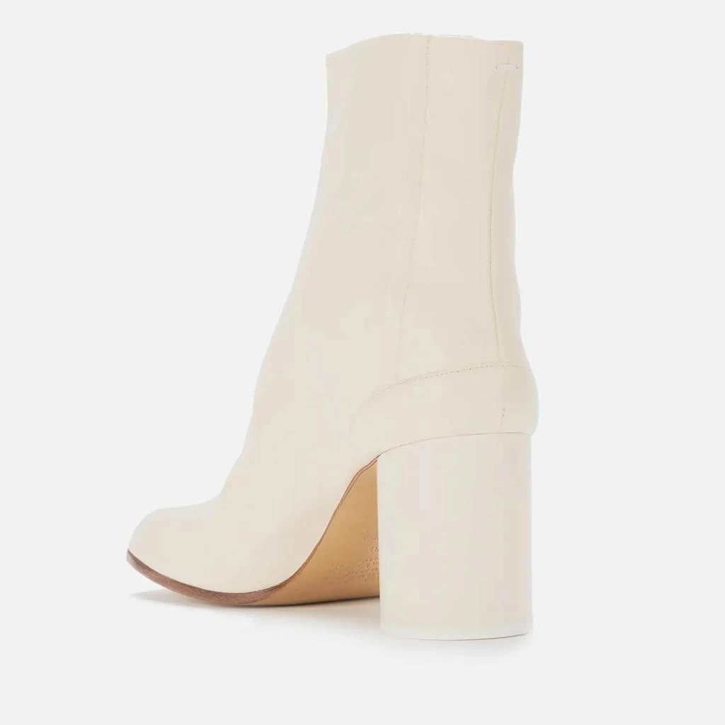 商品MAISON MARGIELA|Maison Margiela Women's Tabi H80 Leather Heeled Boots - White,价格¥4275,第3张图片详细描述