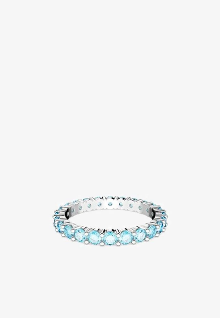 商品Swarovski|Matrix Crystal Embellished Ring,价格¥552,第1张图片