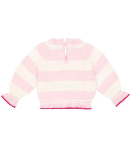 商品MONNALISA|Baby striped intarsia wool-blend sweater,价格¥768,第2张图片详细描述