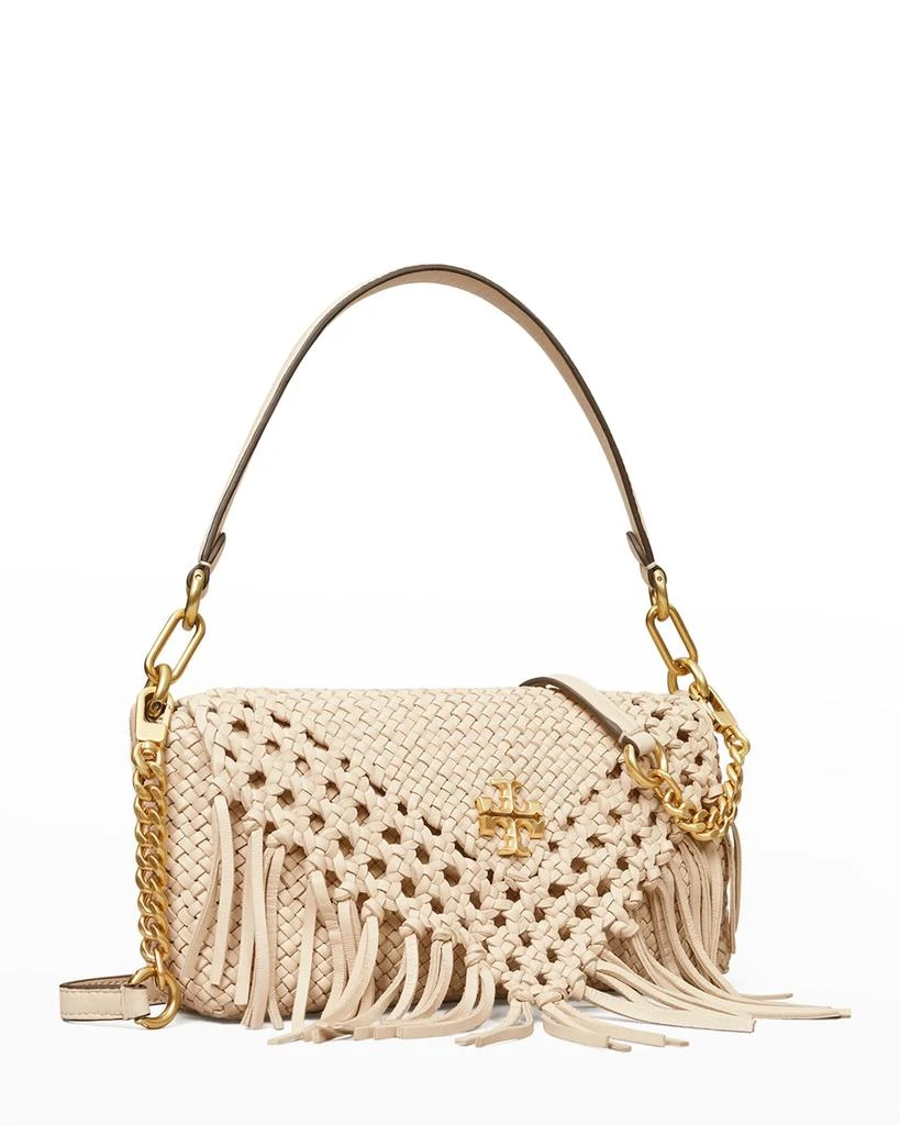 商品Tory Burch|Kira Small Fringe Braided Shoulder Bag,价格¥3038,第2张图片详细描述