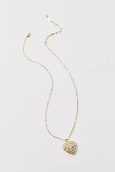 商品Urban Outfitters|14k Gold Plated Retro Charm Necklace,价格¥76,第2张图片详细描述