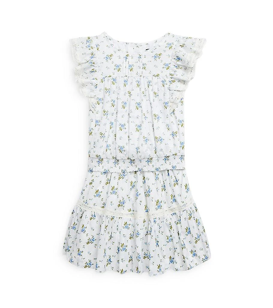 商品Ralph Lauren|Girls' Floral Cotton Batiste Top & Skirt Set - Little Kid, Big Kid,价格¥225,第1张图片详细描述