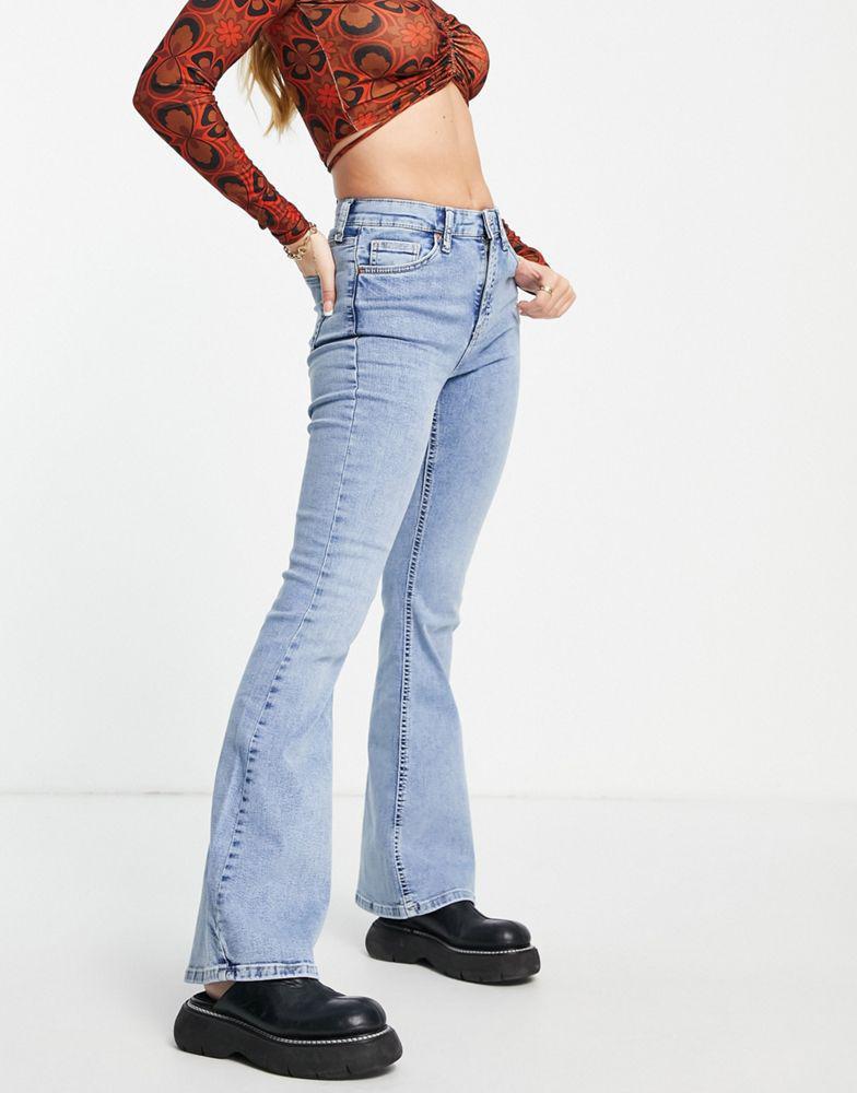 商品Topshop|Topshop Jamie flare jean in bleach,价格¥271,第6张图片详细描述