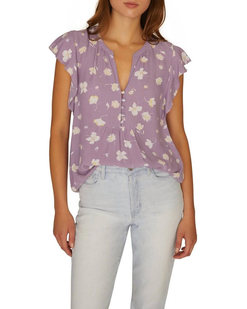 Paloma Shell Top in Purple商品第1张图片规格展示