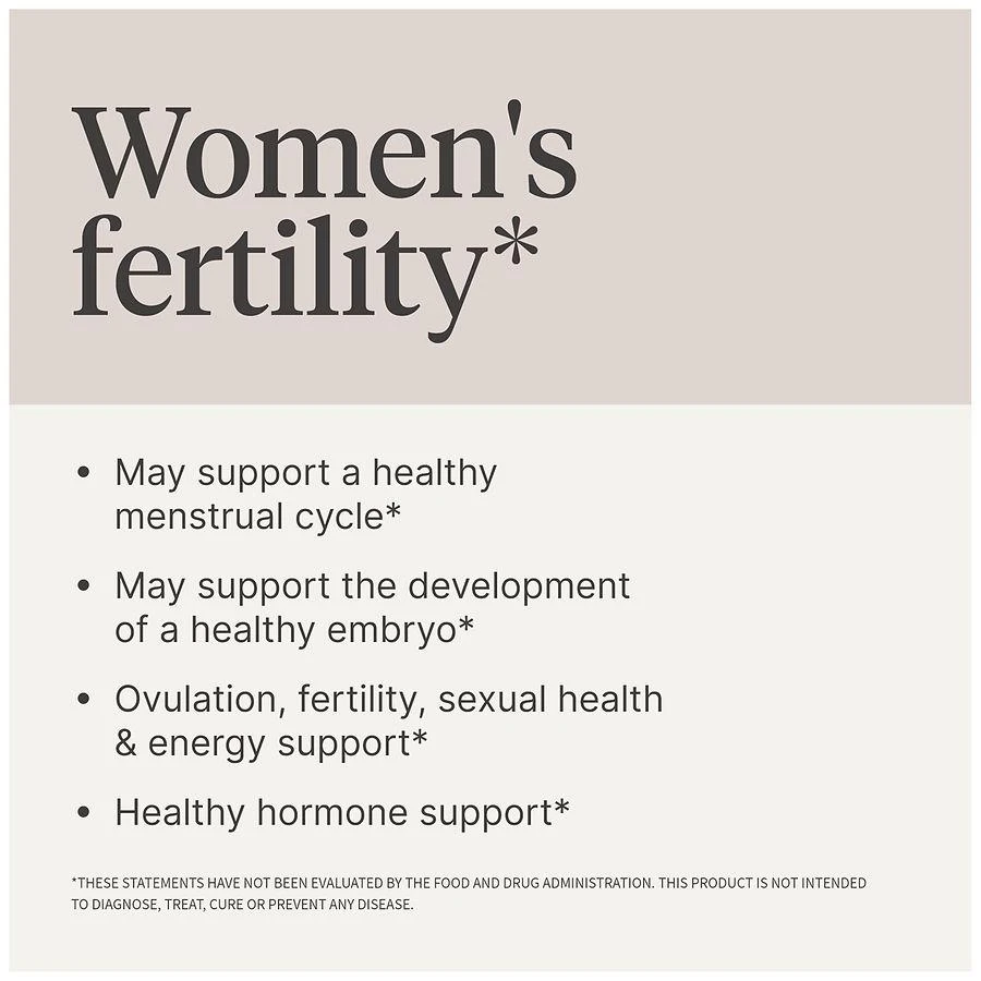 Women's Fertility Tablets & Men's Fertility Capsules Combo Pack 商品
