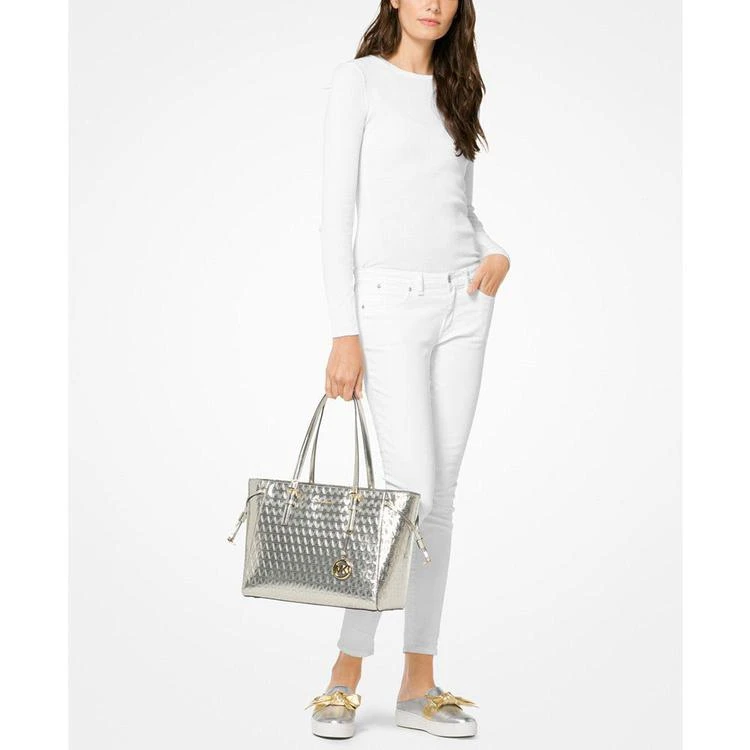 商品Michael Kors|MICHAEL  Voyager Specchio Multi-Function Top Zip Medium Tote,价格¥866,第2张图片详细描述