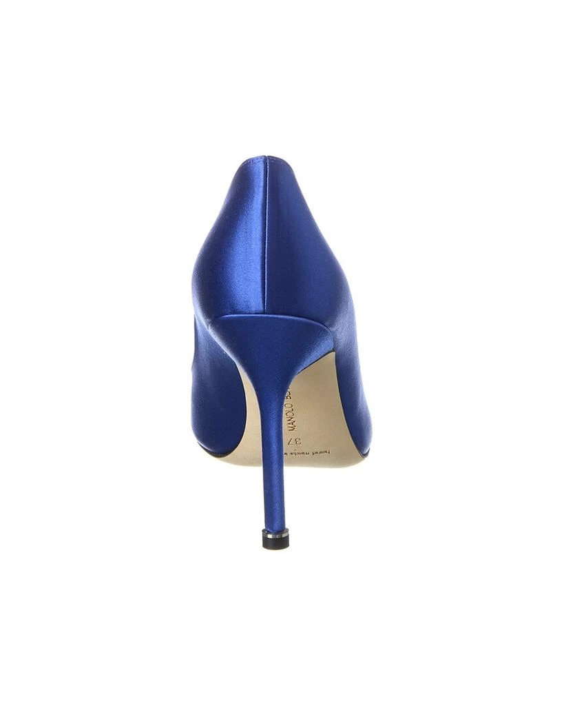 商品Manolo Blahnik|Manolo Blahnik Hangisi 105 Satin Pump,价格¥7486,第3张图片详细描述