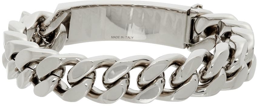 Silver Identity Chain Bracelet商品第4张图片规格展示