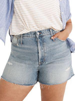 商品Madewell|Distressed Denim Shorts,价格¥207,第1张图片