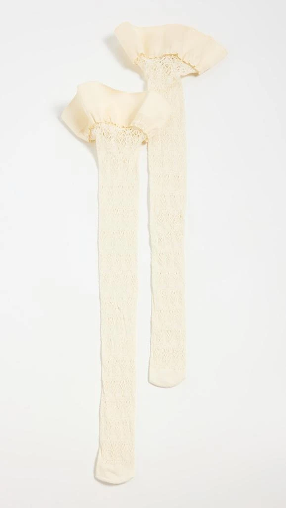 商品FALKE|Cream Swirl Stay Up Tights,价格¥414,第2张图片详细描述
