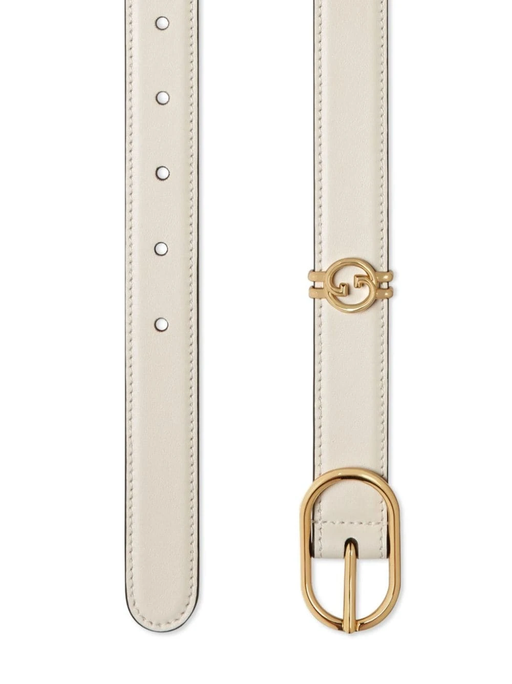 商品Gucci|Gucci 女士腰带 7601640YA0G9022 白色,价格¥3084,第3张图片详细描述