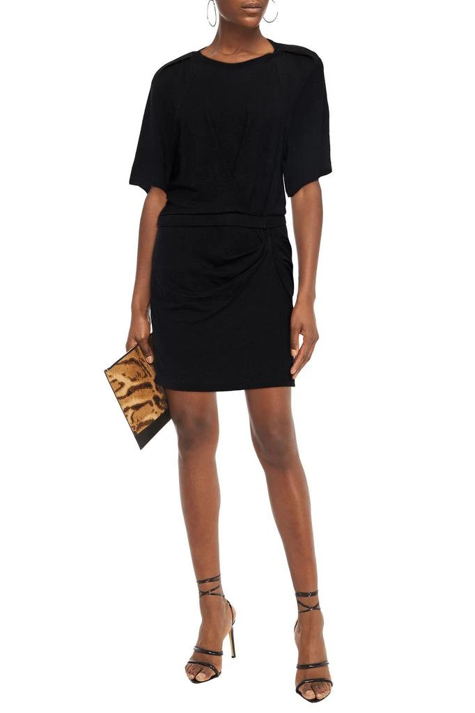 商品IRO|Livy gathered linen-blend mini dress,价格¥425,第4张图片详细描述