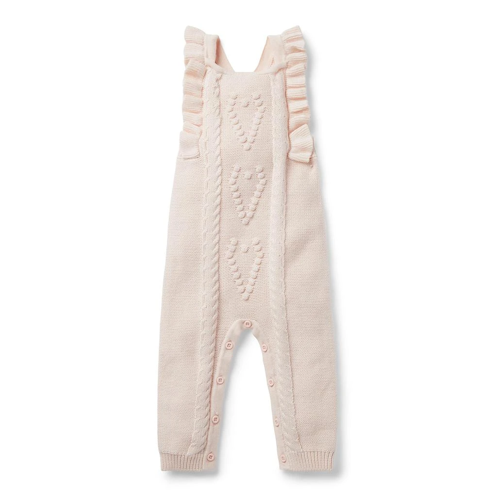 商品Janie and Jack|Heart Ruffle Sweater Overalls (Infant),价格¥474,第1张图片