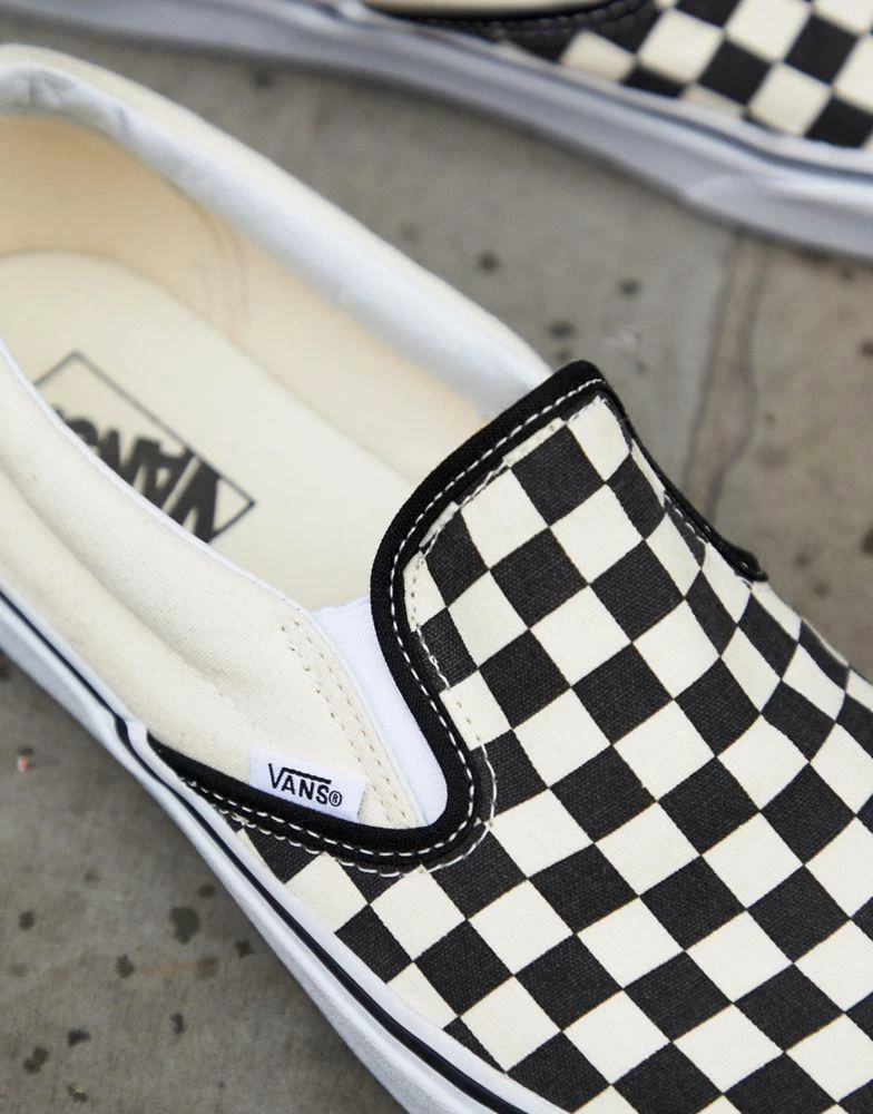 商品Vans|男士休闲时尚百搭一脚蹬单鞋黑白棋格滑板鞋,价格¥488,第4张图片详细描述