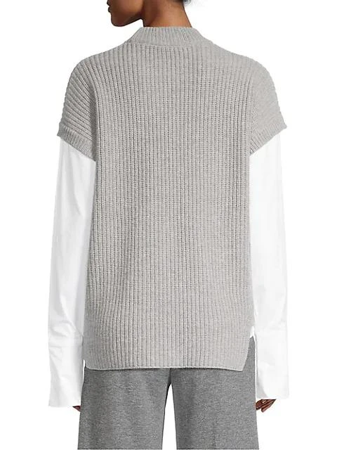 商品Hugo Boss|Farva Mix Media Sweater,价格¥905,第5张图片详细描述