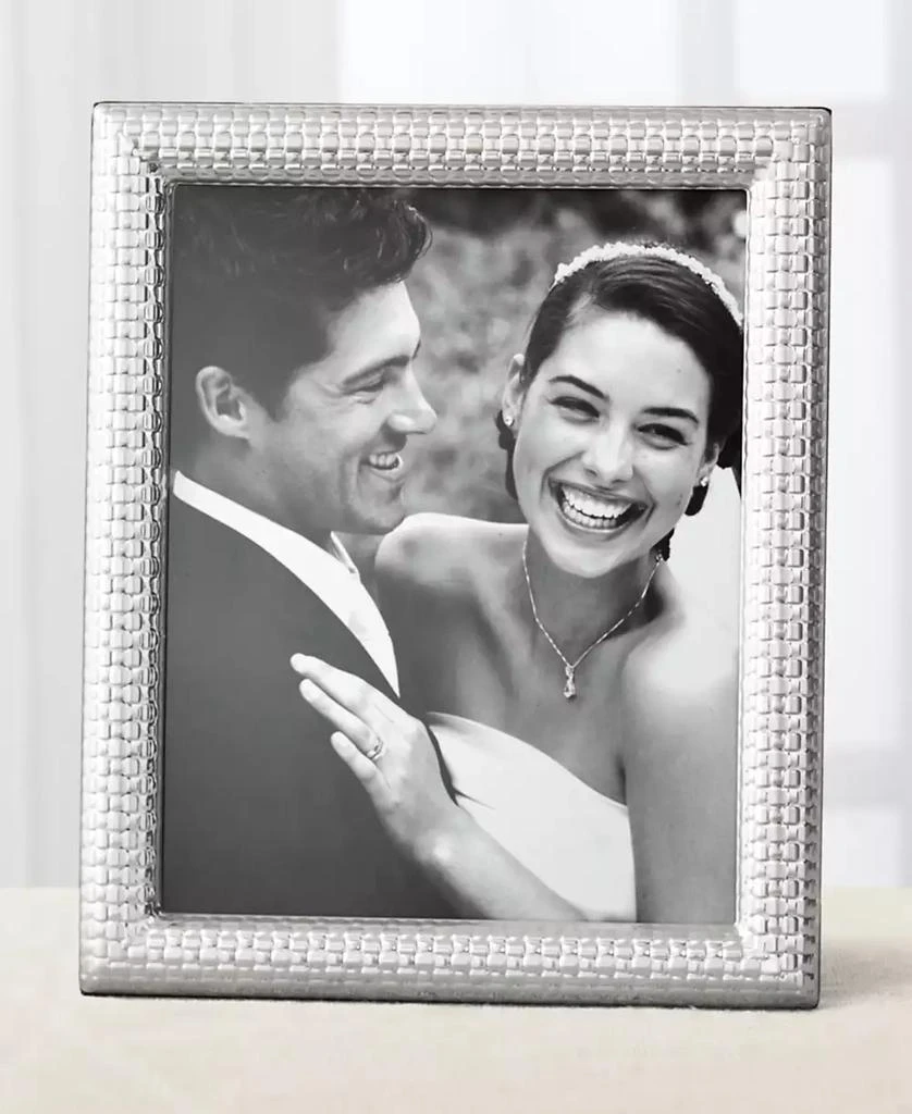 商品Reed & Barton|Watchband Silver Photo Frame, 8" x 10",价格¥667,第2张图片详细描述