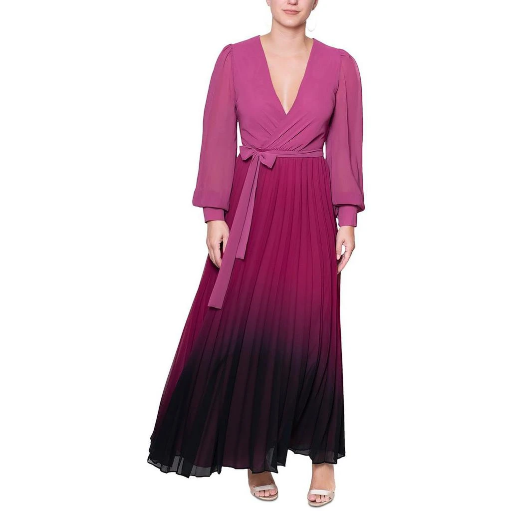 商品RACHEL Rachel Roy|Rachel Rachel Roy Womens Plus Ombre Maxi Dress,价格¥444,第1张图片