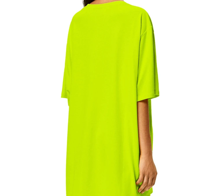 商品[国内直发] Loewe|Smiley笑脸印花短袖T恤 男女同款 荧光黄,价格¥2093,第7张图片详细描述