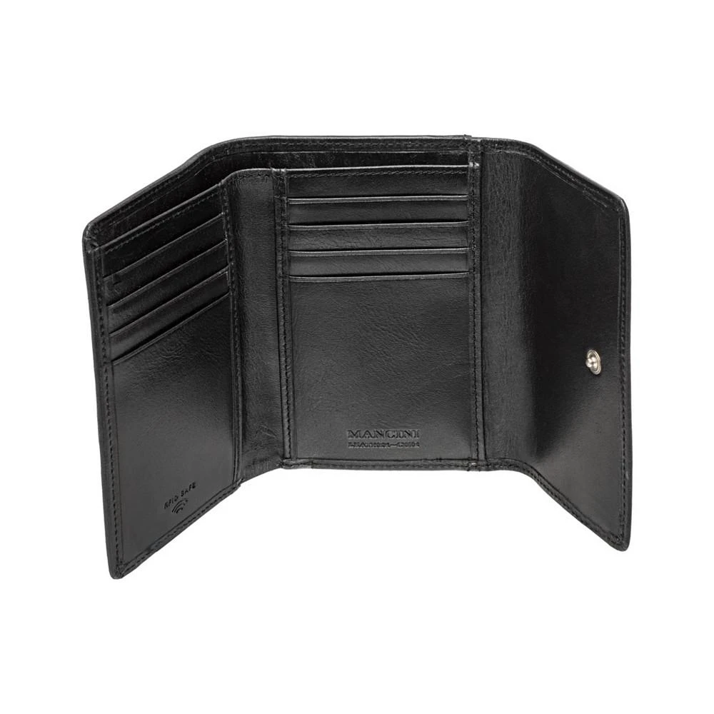 商品Mancini Leather Goods|South Beach RFID Secure Mini Clutch Wallet,价格¥661,第4张图片详细描述