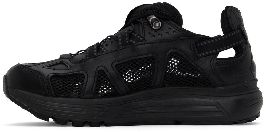 商品Salomon|Black Leather Techsonic Advanced Sneakers,价格¥721,第3张图片详细描述