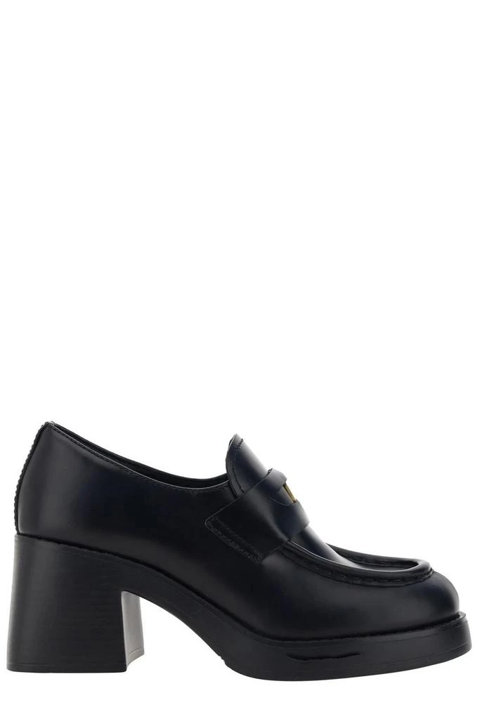 商品Miu Miu|Miu Miu Slip-On Penny Loafers,价格¥5572,第1张图片