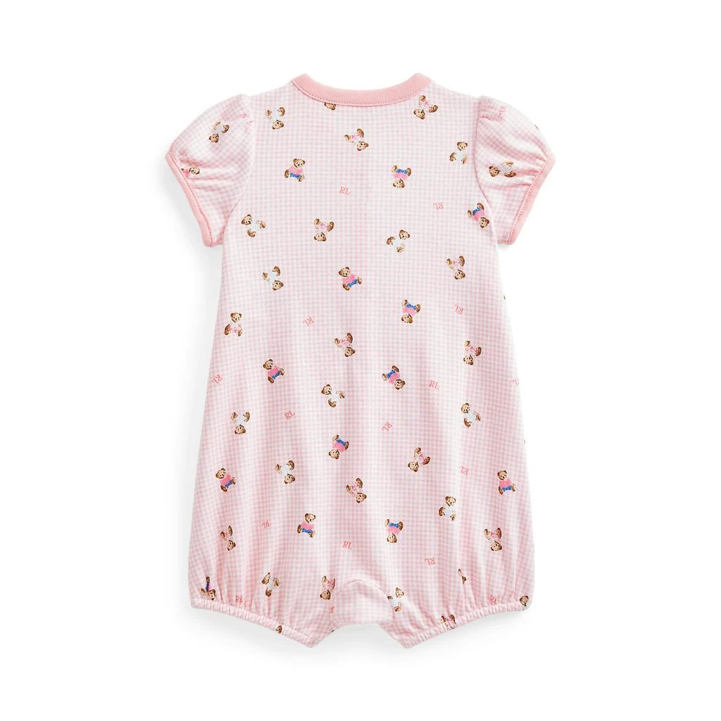 商品Ralph Lauren|Polo Bear Interlock Bubble Shortall (Infant),价格¥262,第2张图片详细描述