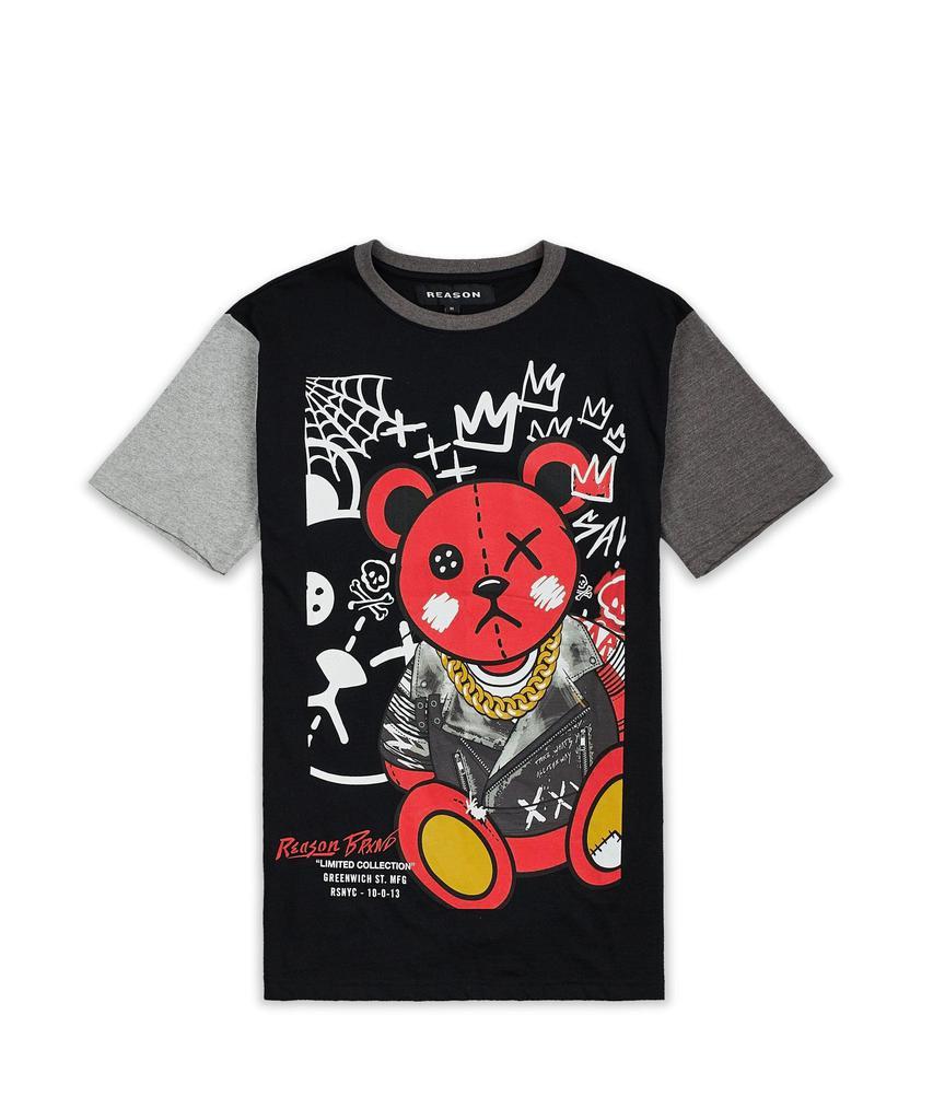 商品Reason Clothing|Punkster Bear Graphic Tee,价格¥74,第4张图片详细描述
