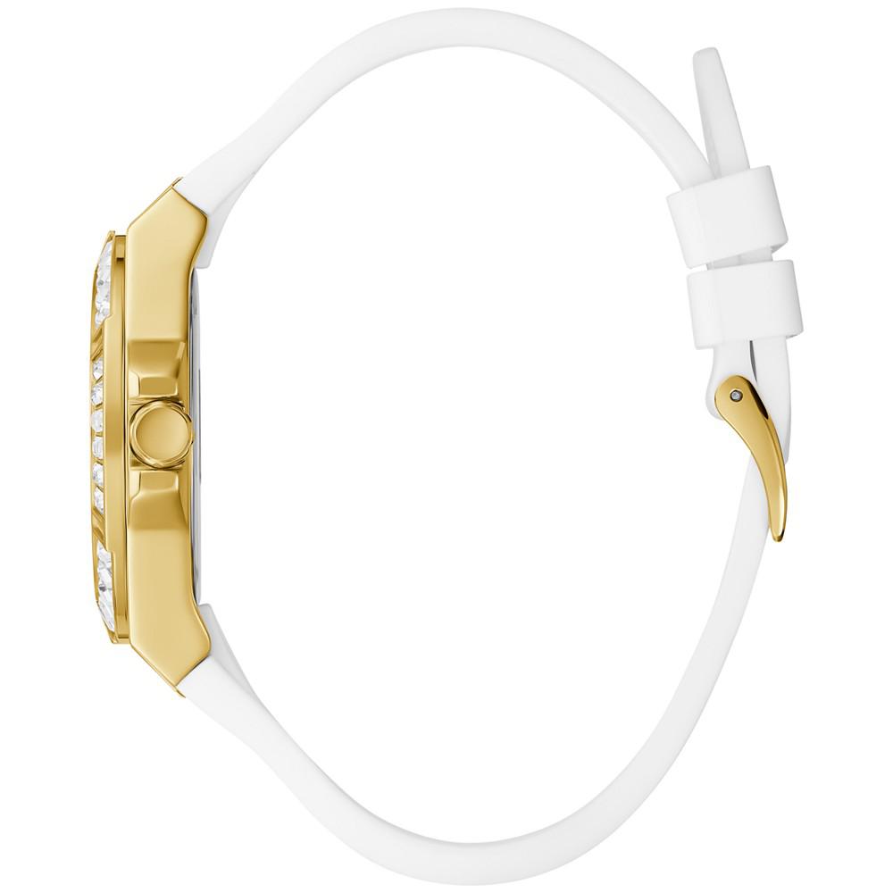 Women's White Silicone Strap Watch 39mm商品第5张图片规格展示